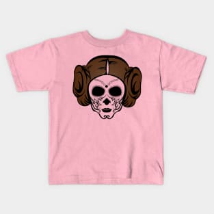 Dia de Princess Kids T-Shirt